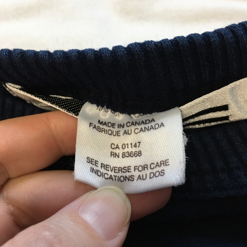 VTG 90s SDI Navy and Suede Bent Creek Golf Course Sweatshirt - Picture 8 of 11